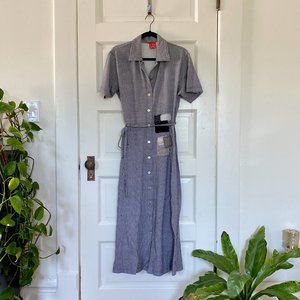 REWORKED LIZ CLAIBORNE || PATCHWORK GINGHAM DRESS